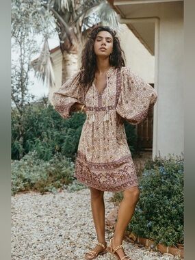 Spell Sundown Boho Mini Dress